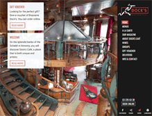 Tablet Screenshot of docks.be